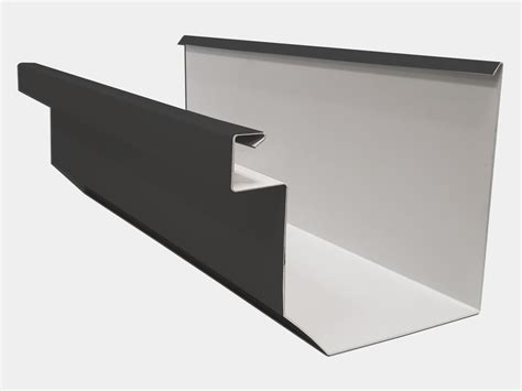 colour steel box gutter|galvanised steel guttering.